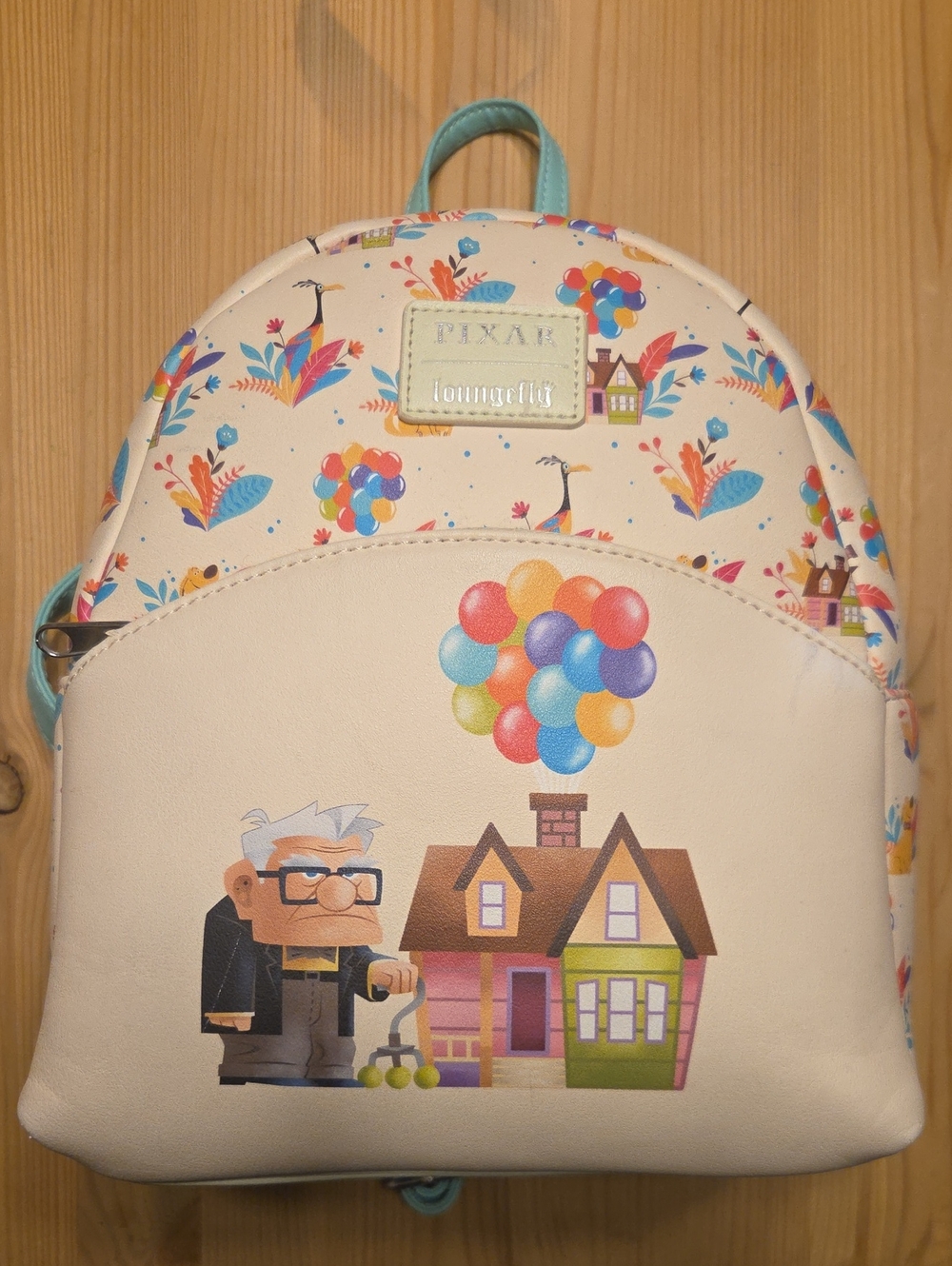 Disney Pixar Loungefly UP Carl & House Mini Backpack | Good Condition